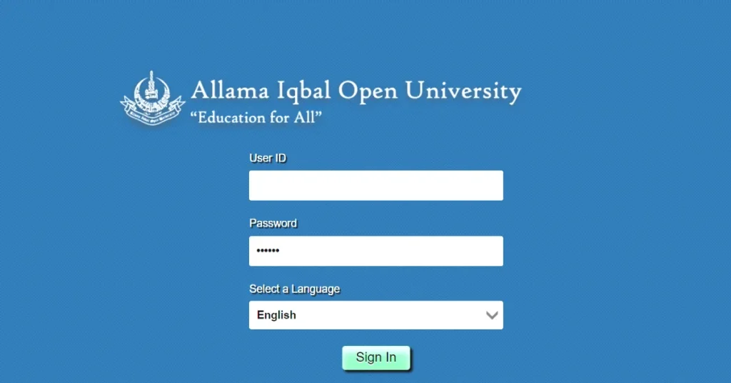 AIOU enrollment